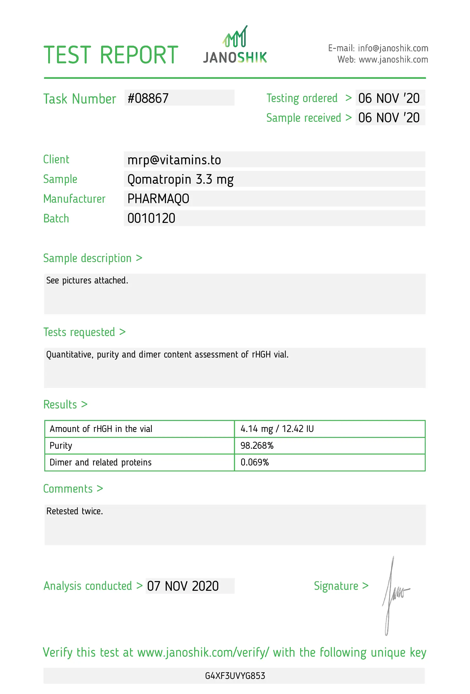 Qomatropin HGH 100iu – Pharmaqo Labs - Image 3